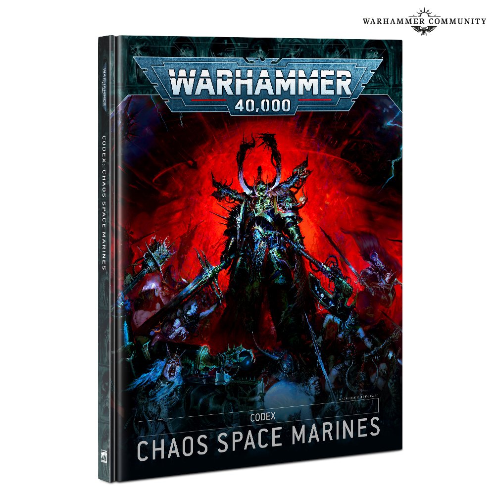 Warhammer 40000 Codex Chaos Space Marines – Serenity Hobbies Norwich