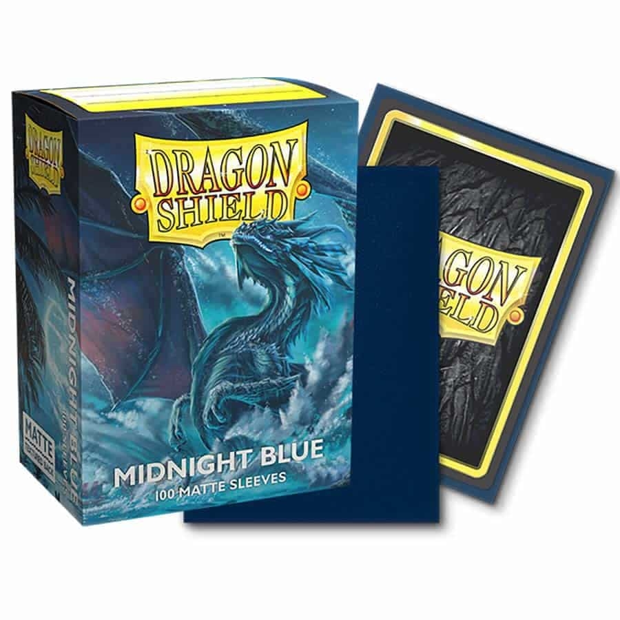 Dragon Shield Sleeves Standard Matte Midnight Blue Serenity Hobbies   Dragon Shield Sleeves Standard Matte Midnight Blue 